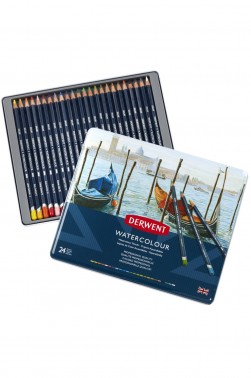 Derwent Watercolor Pencil: Rexel Derwent Watercolor 24 colors Set