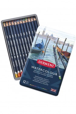 Derwent Watercolor Pencil: Rexel Derwent Watercolor 12 colors Set