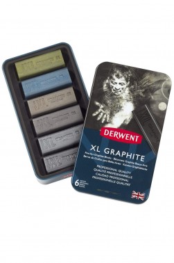 Derwent XL Graphite: Derwent XL Graphite 6pcs Set
