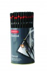 Derwent Charcoal: Rexel Derwent Charcoal Pencil 72pcs Tub