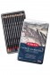 Derwent Charcoal: Tinted Charcoal Pencils Tins of 12pcs Set