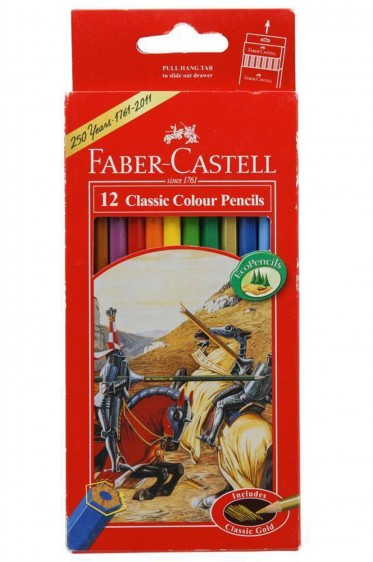 Faber Castell Colored Pencil: Classic Color Pencils Set 12 colors Long