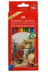 Faber Castell Colored Pencil:  Classic Color Pencils Set 12 colors Long