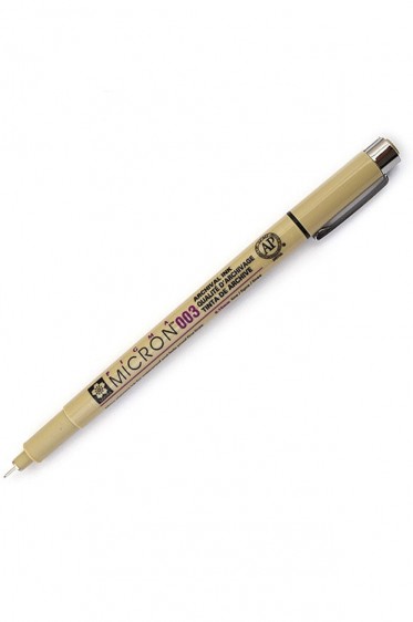 Sakura Pigma Micron: Pigma Micron Black 003