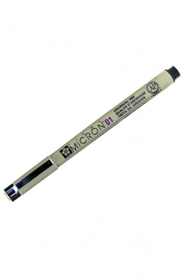 Sakura Pigma Micron: Pigma Micron Black 01