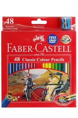 Faber Castell Colored Pencil: Classic Color Pencils Set 48 colors Long
