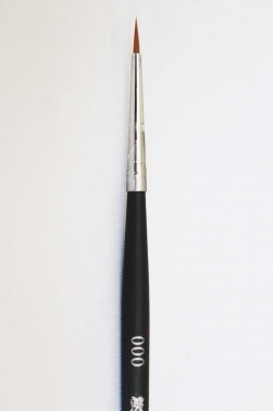 XDT Quality Brush: 725 Kolinsky Detail Round 3/0