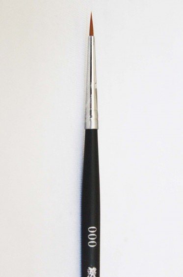 XDT Quality Brush: 725 Kolinsky Detail Round 3/0