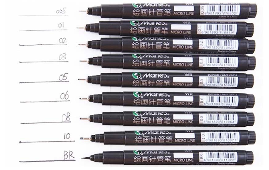 Marie’s Black Micro-Line Pen