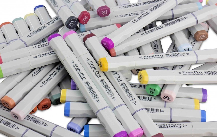 DERIVAN ERGOPRO ILLUSTRATION MARKERS