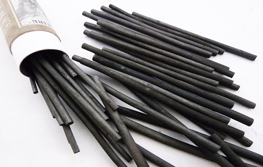 Vine Charcoal and Graphite Sticks with Blending Stump STAPENS Drawing kit 18 Pcs Drawing Pencils 