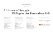 A History of Struggle: Philippine Art Remembers 1521